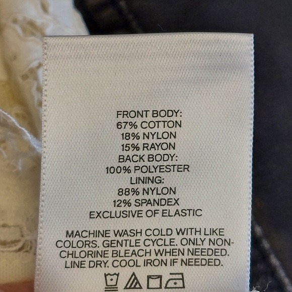 Express Cream Lace Smocked Cropped Cami Tank Top Cottage Coquette‎ Cottage Fairy - Picture 5 of 5